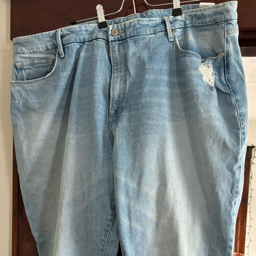 Good American Light Wash Skinny Jeans Size 20